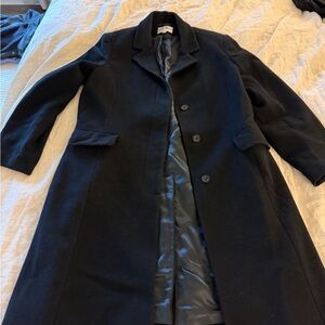 Lambswool and Cashmere Trench Coat
